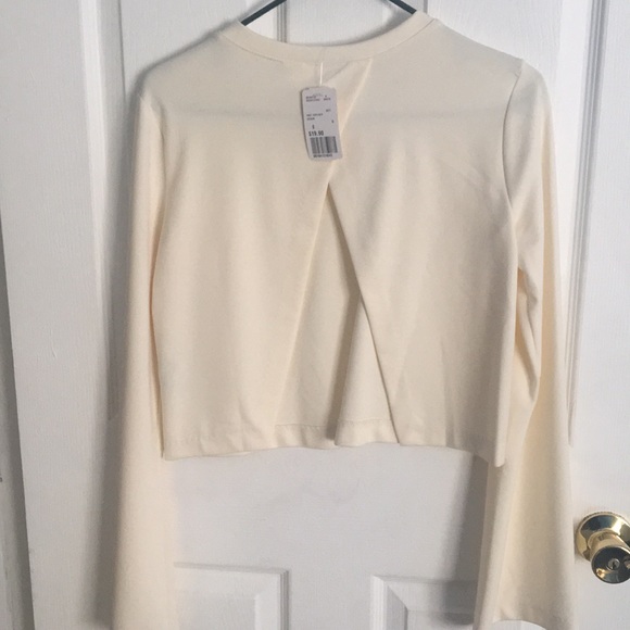 Cream top open back - Picture 2 of 2